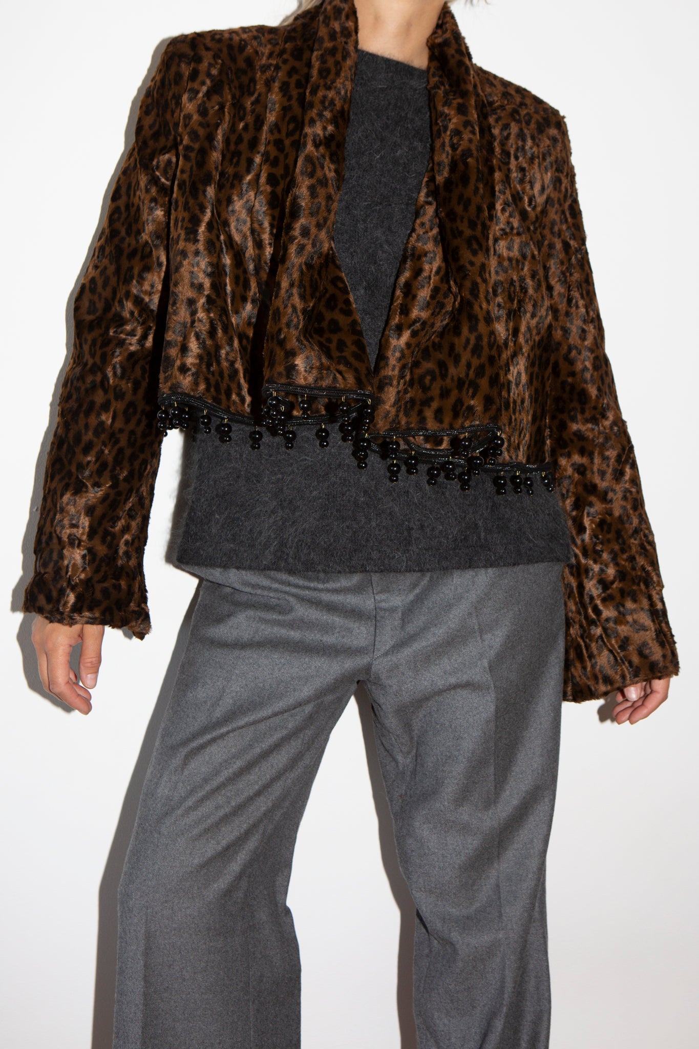Leopard Swing Coat