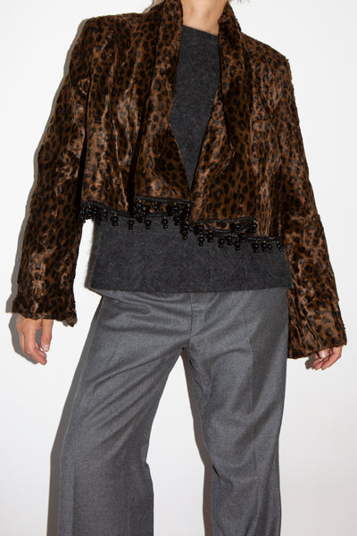 Leopard Swing Coat