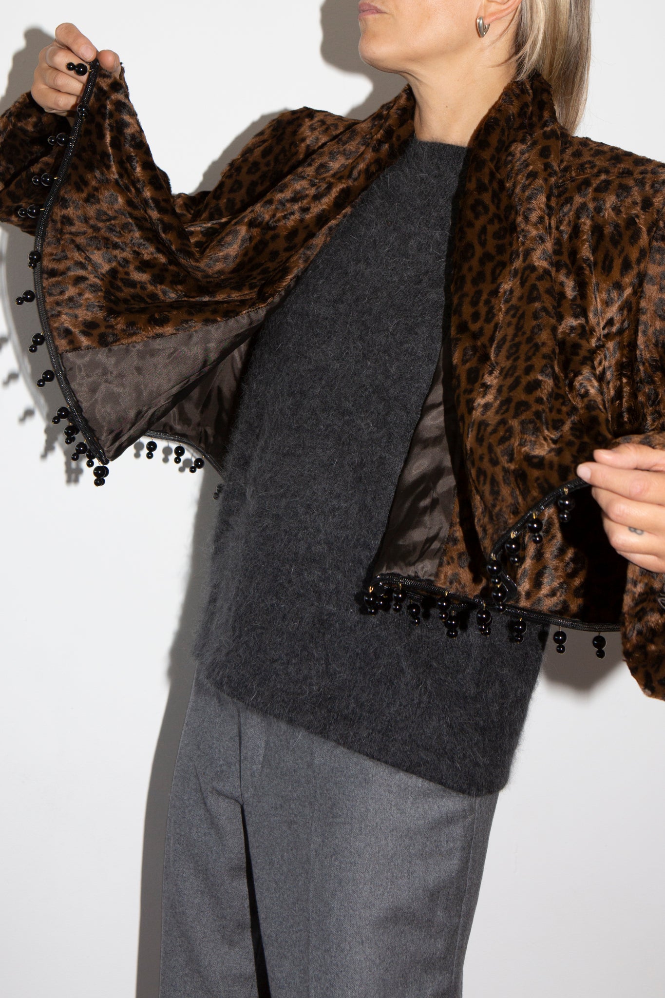 Leopard Swing Coat