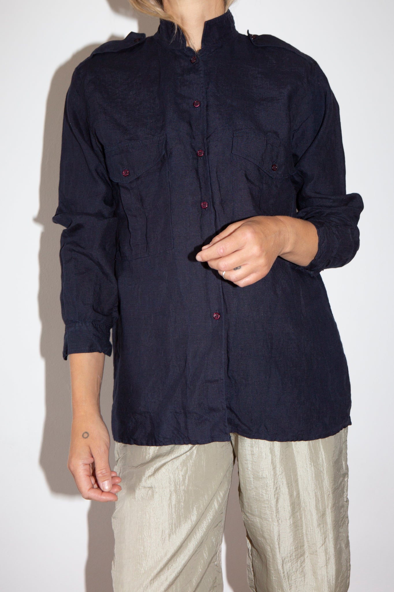 Linen Utility Shirt