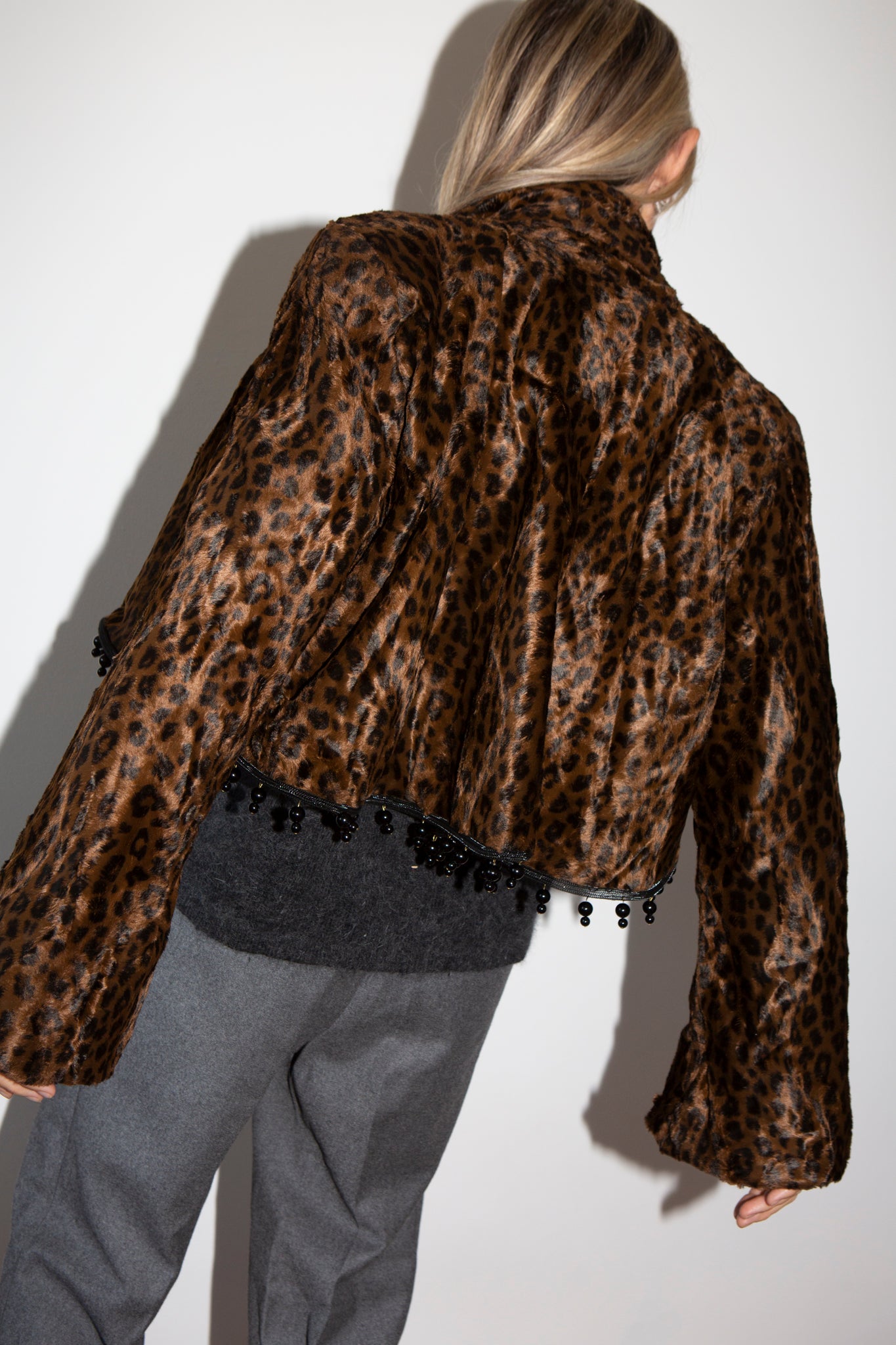 Leopard Swing Coat