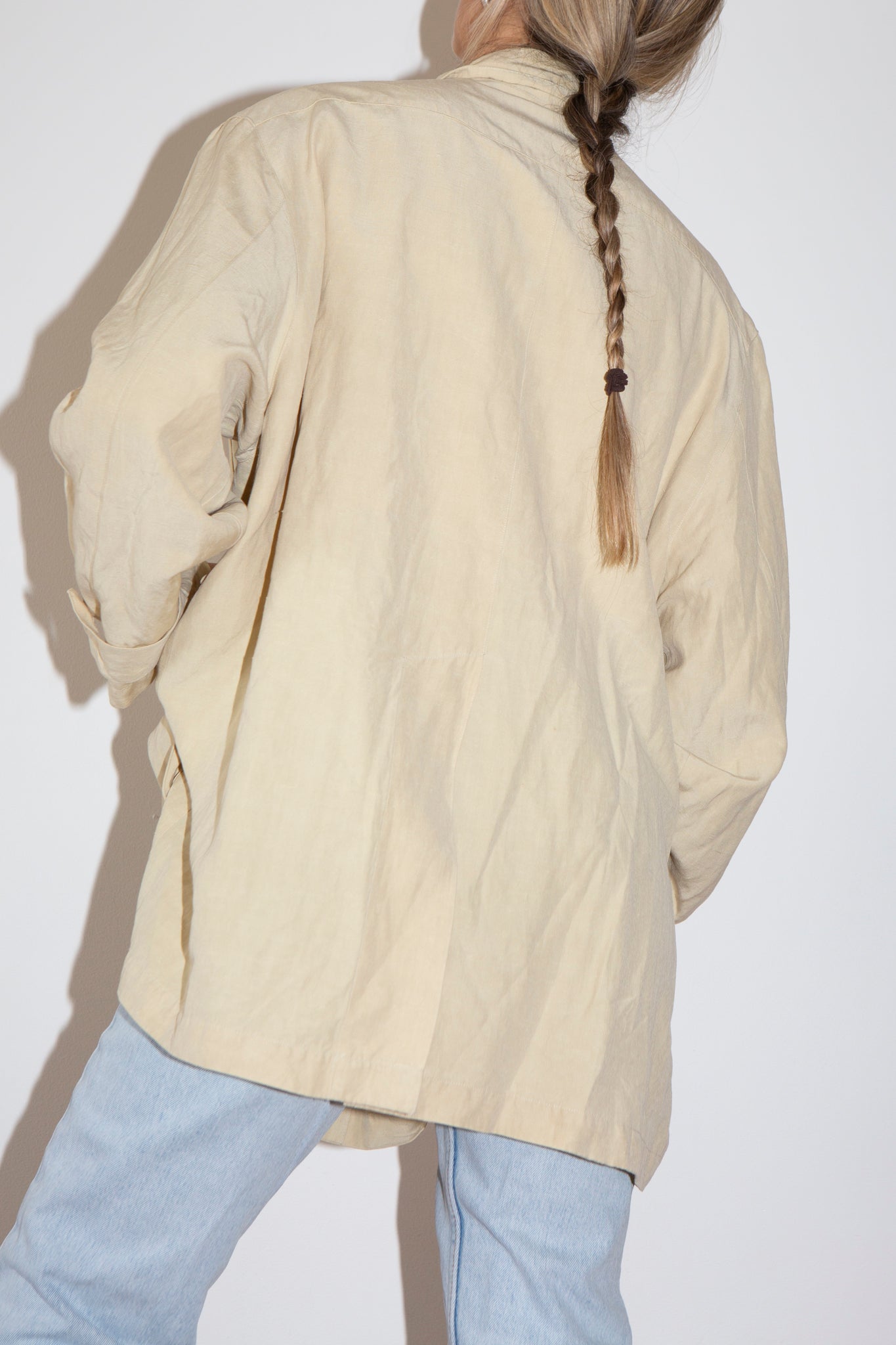 Silk & Linen Safari Jacket