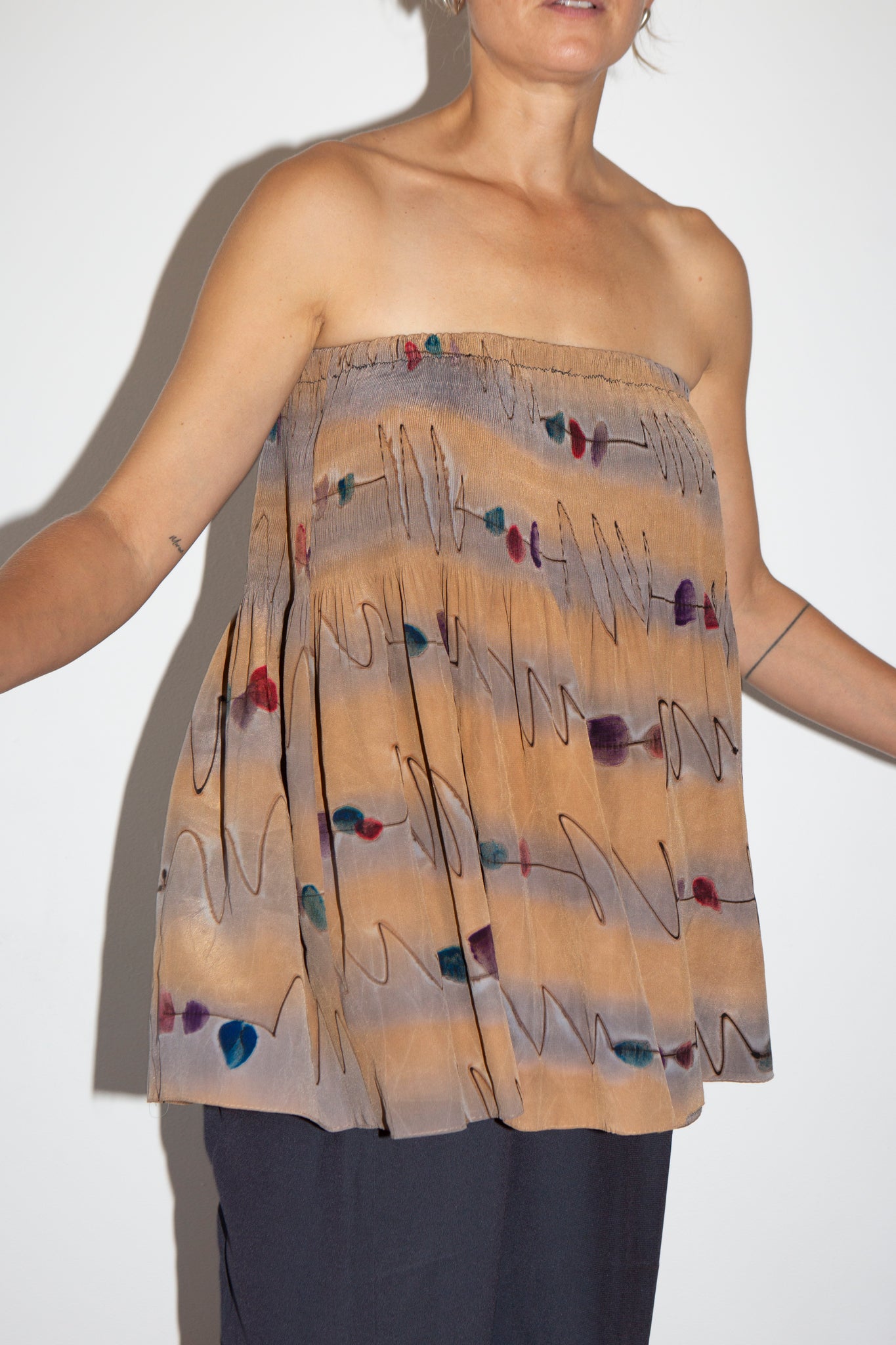 Micro Pleat Top
