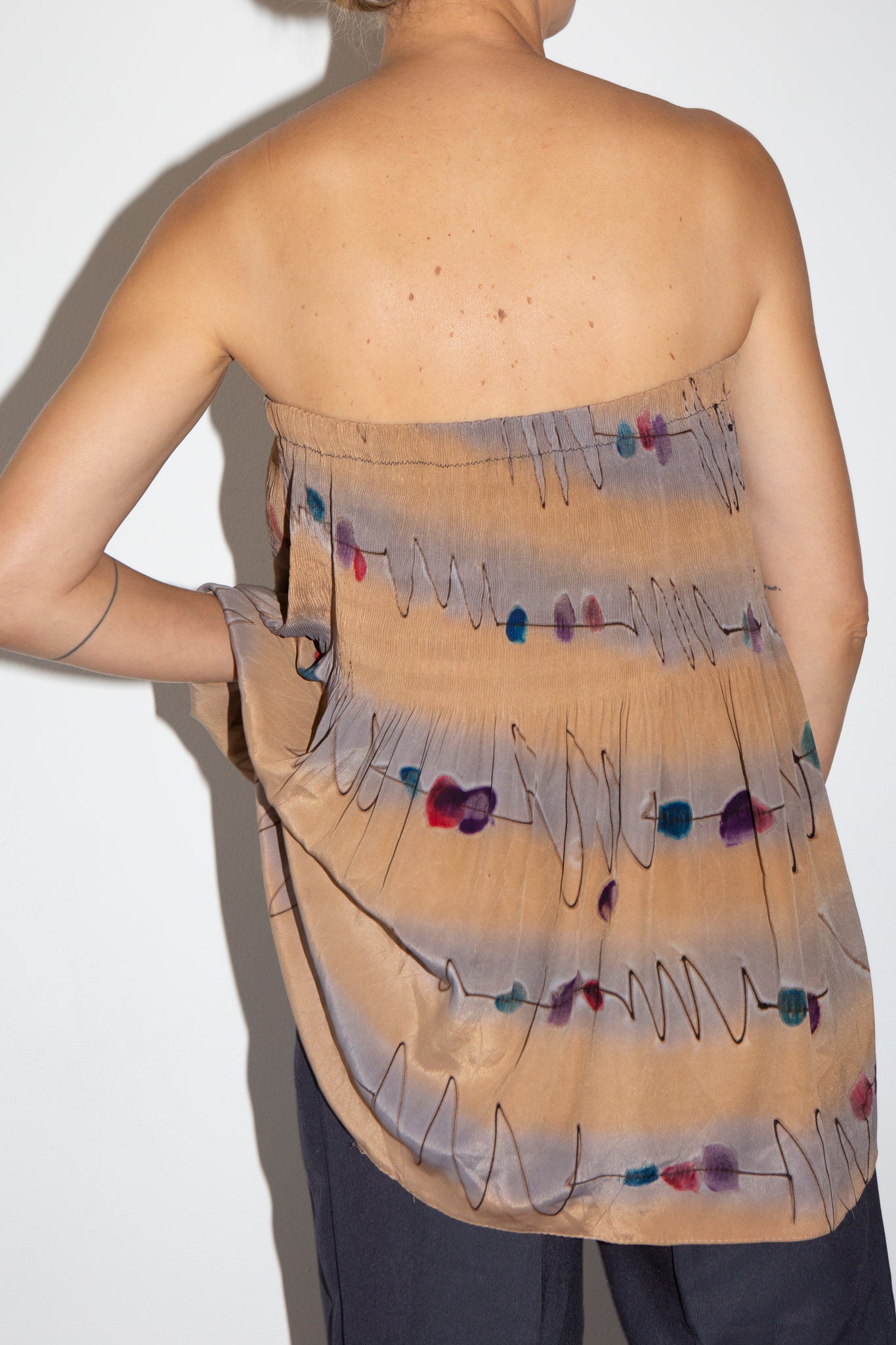 Micro Pleat Top