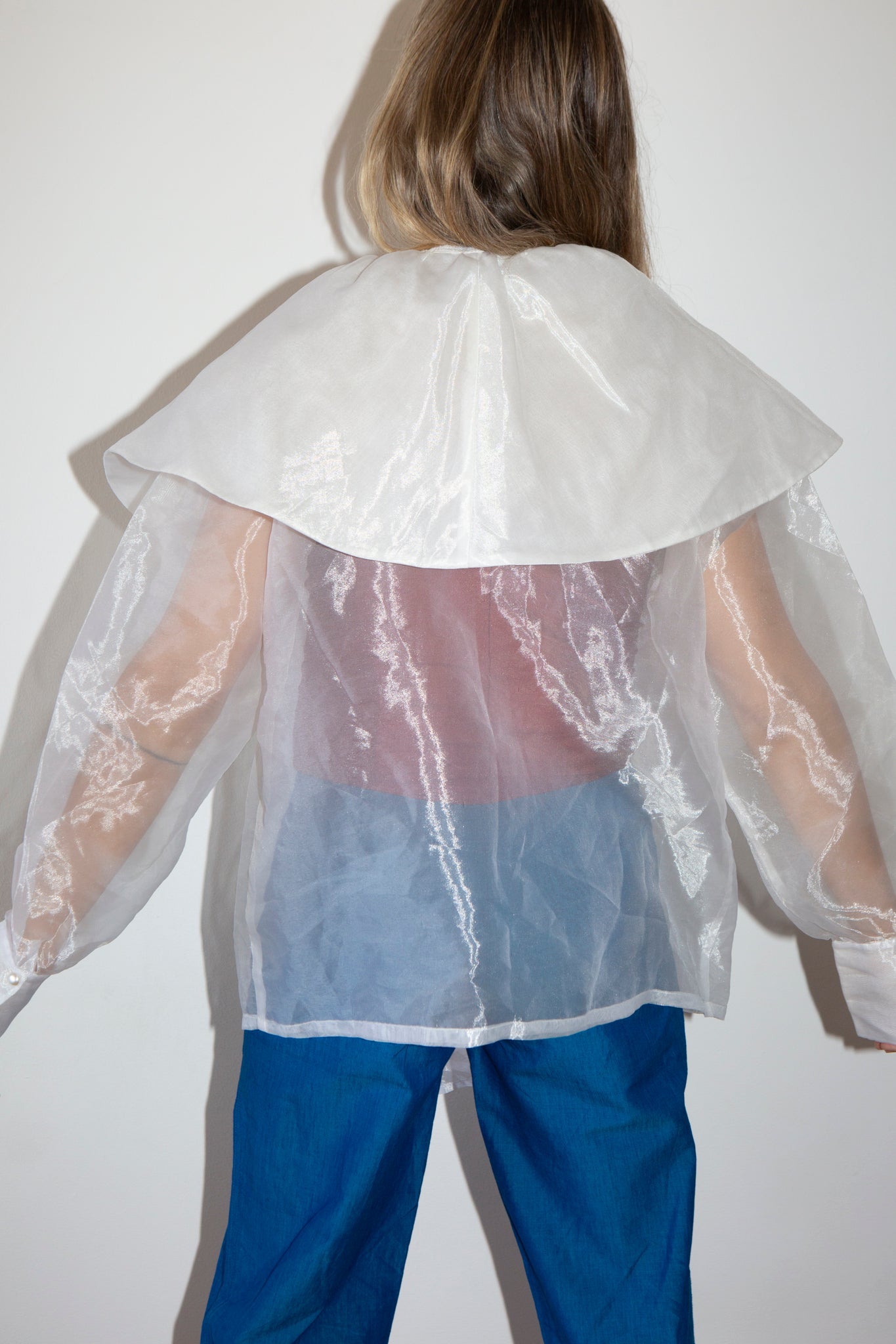 Organza Sailor Neck Top