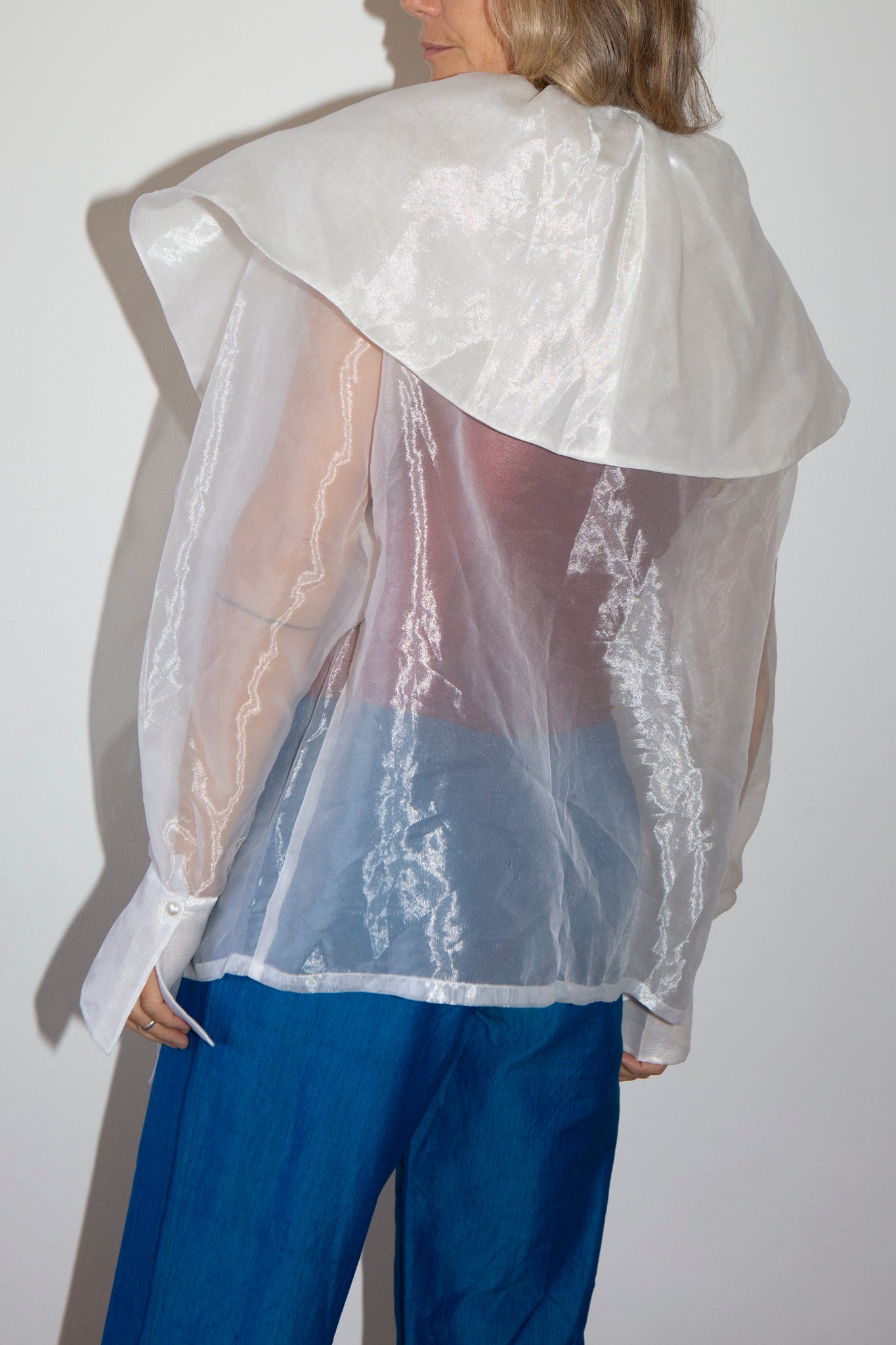 Organza Sailor Neck Top