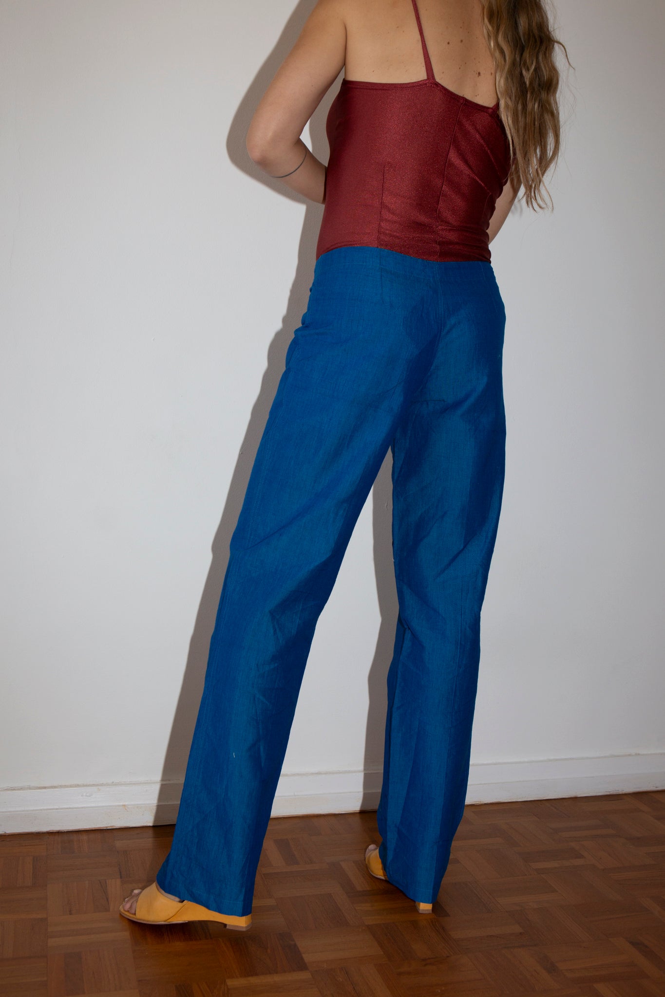 Two Tone Cotton Trousers