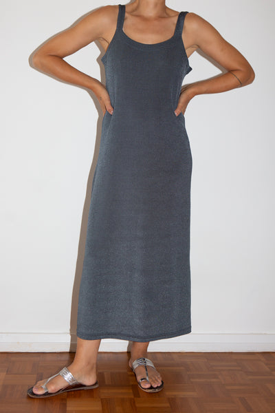Metallic Jersey Dress