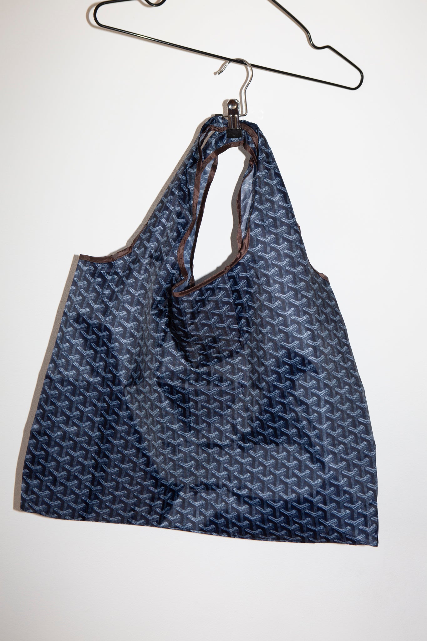 Blue Foldable Nylon Shopping Bag