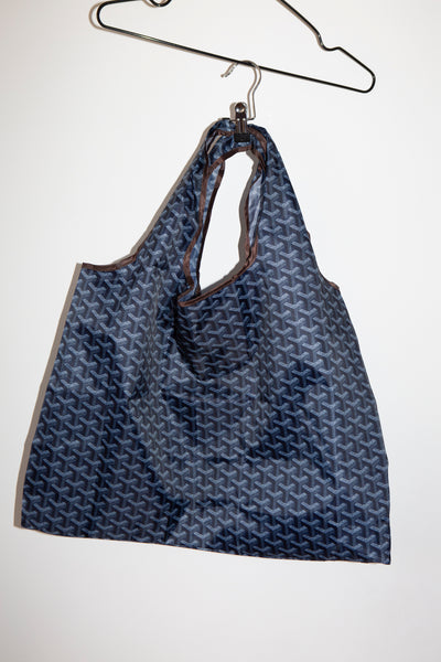 Blue Foldable Nylon Shopping Bag