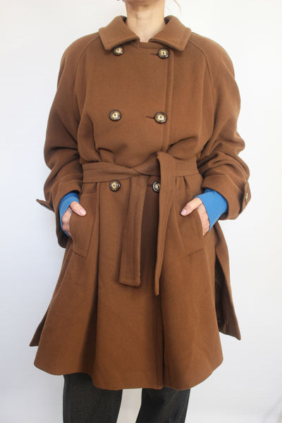 Pierre Cardin Wool & Cashmere Swing Coat