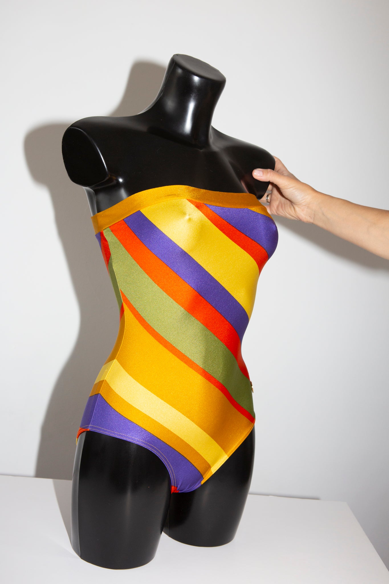 1980s Bandeau Swimsuit