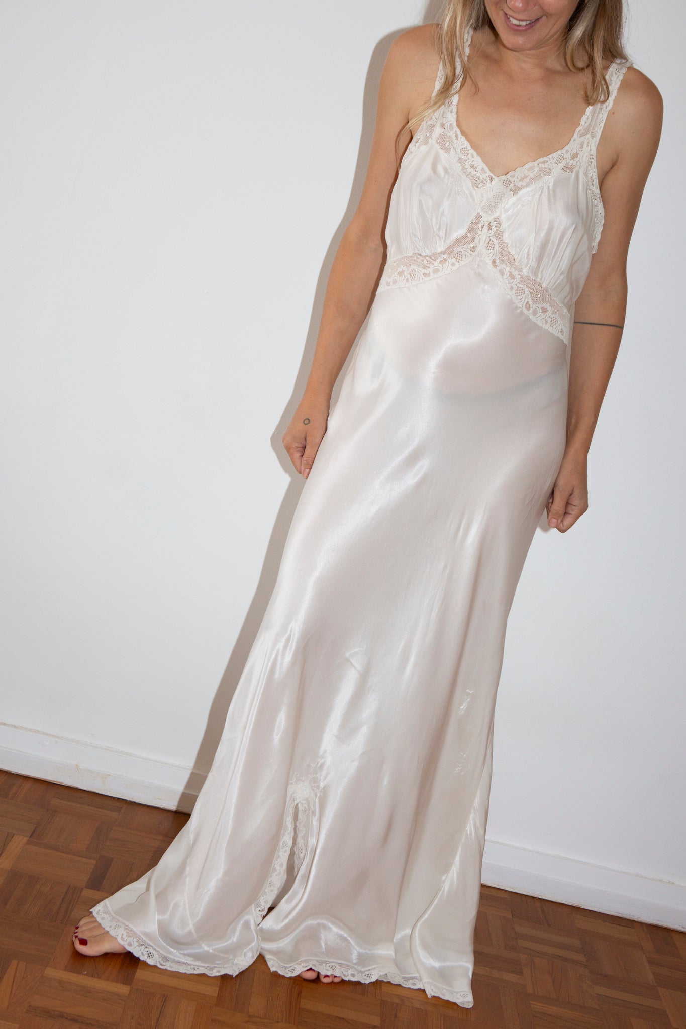 1940s Rayon Slip