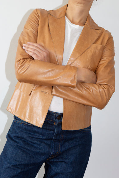 Leather Blazer