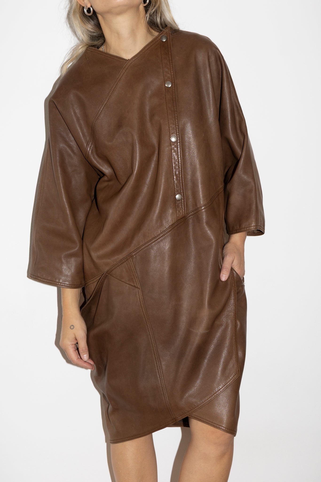 Anne Marie Beretta Leather Dress