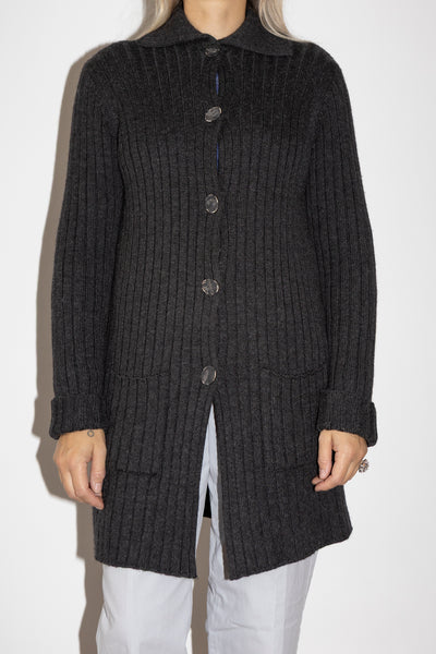 Patrizia Pepe Ribbed Cardi