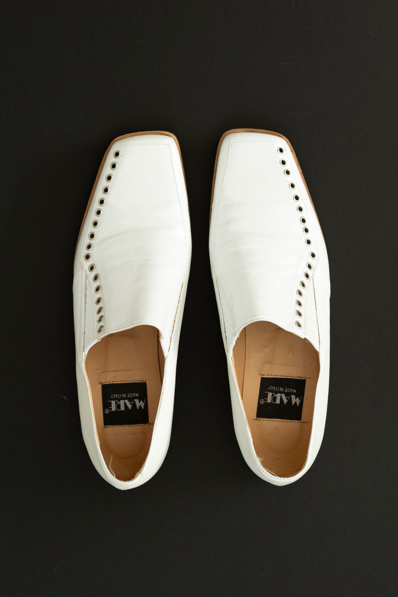 1990s White Slip On