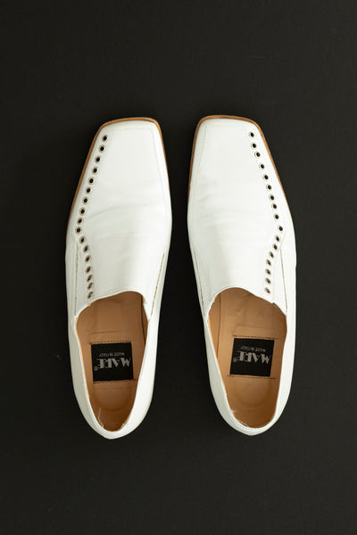 1990s White Slip On
