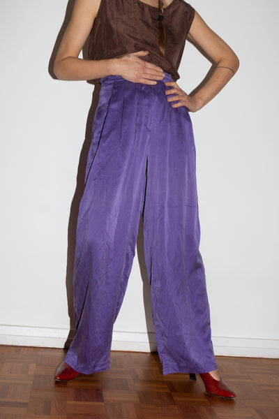 1980s Silk Trousers