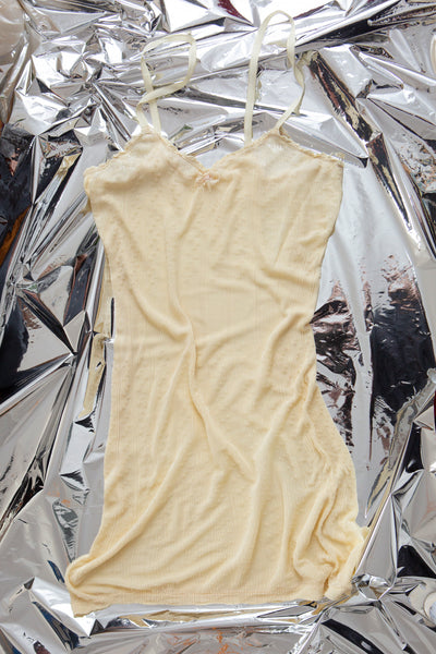 Dead Stock Vintage Pointelle Thermal