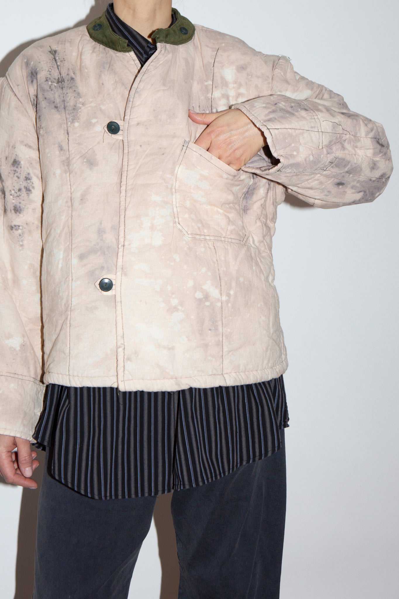 Tie Dye Reworked Military Liner