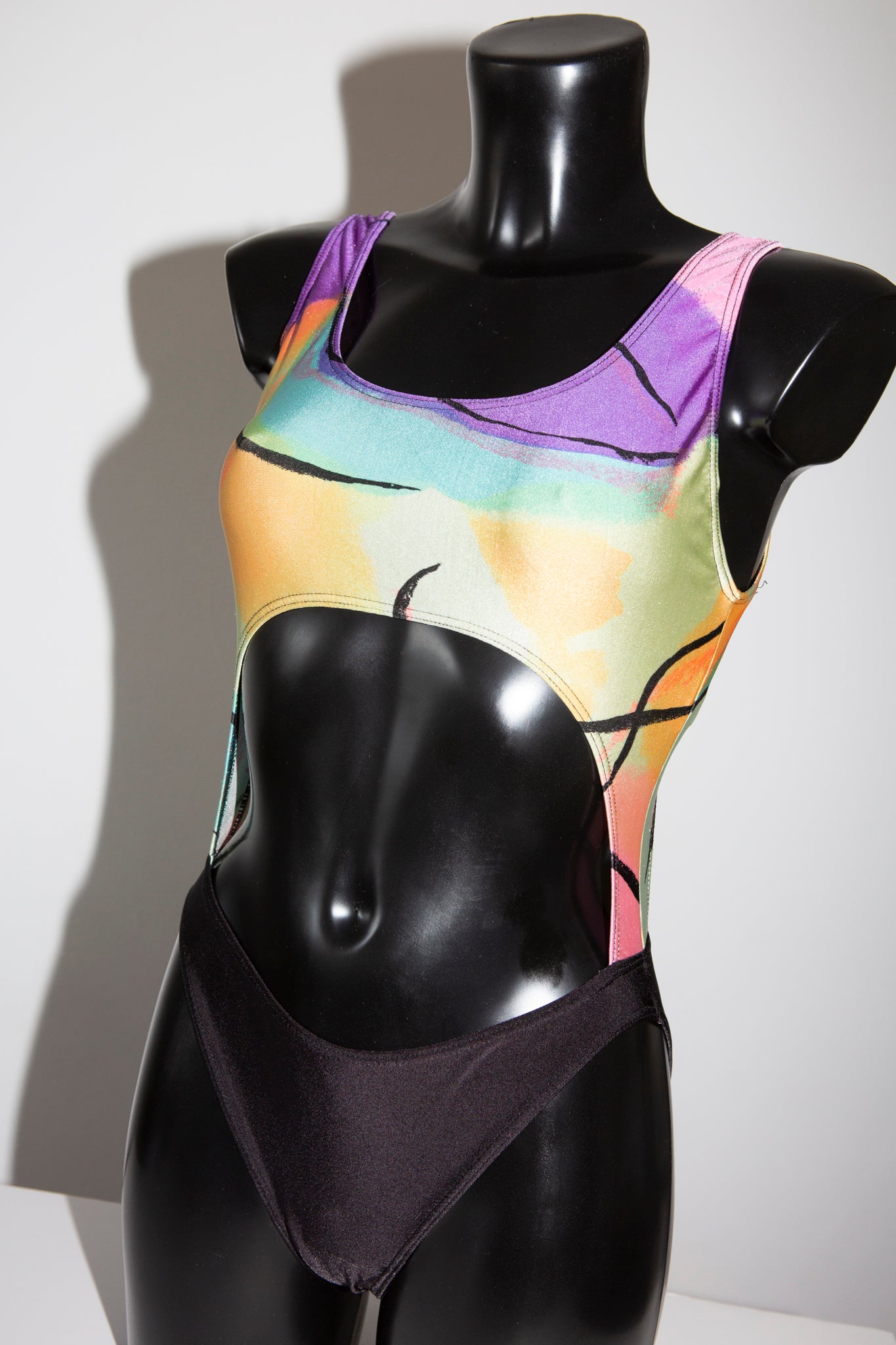 1980s Cut Away Swimsuit
