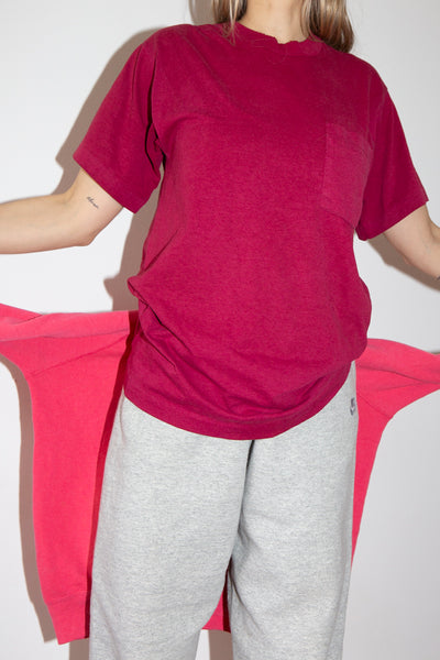 Single Stitch Pocket Tee