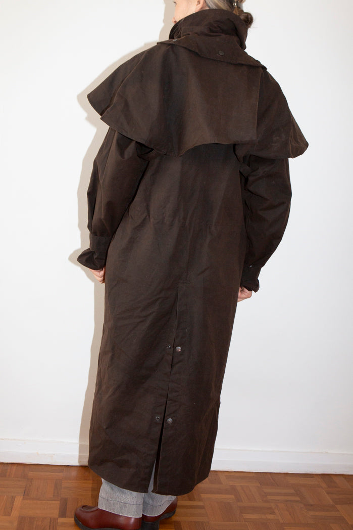 Brown Oilskin Hunters Jacket