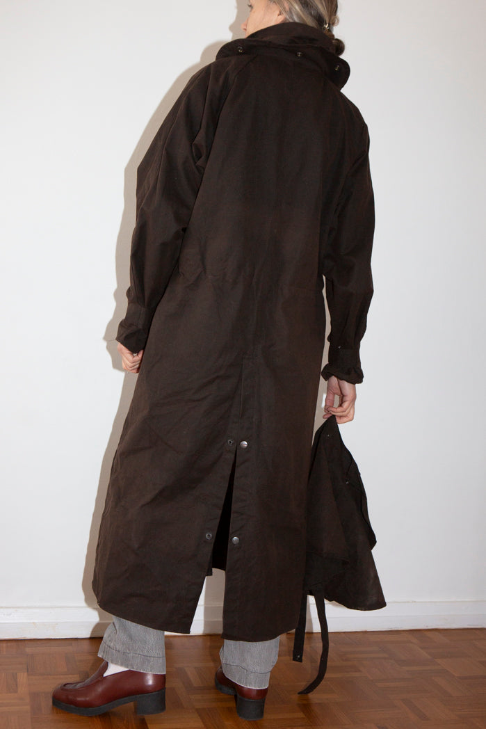 Brown Oilskin Hunters Jacket