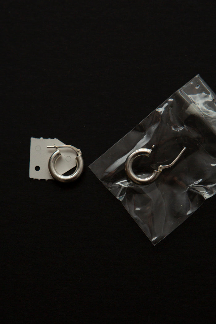 Mini Silver Hoops