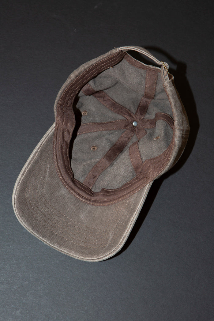 Faded Brown Cotton Cap