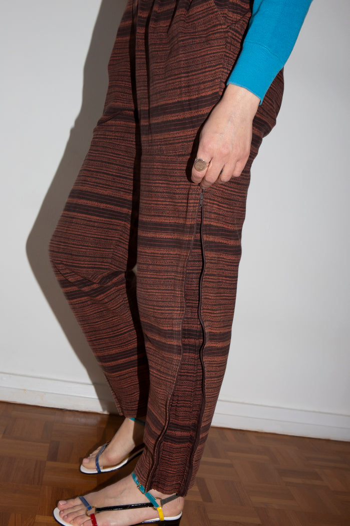 1980s Issey Miyake Stripe Zip Trousers