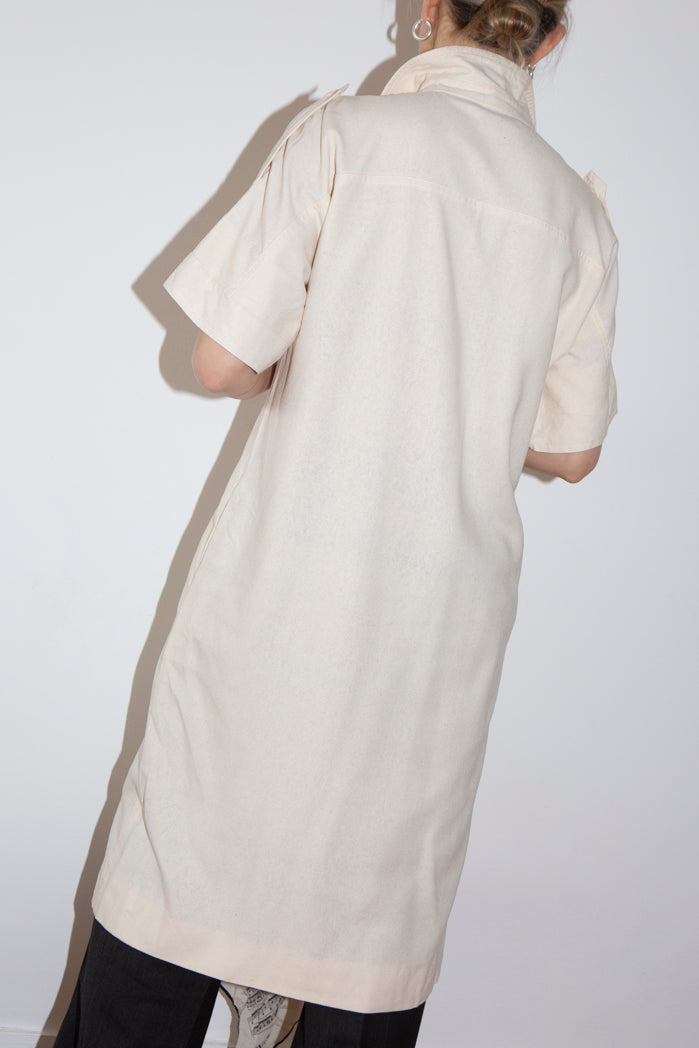 1980s Burberrys Raw Silk Dress