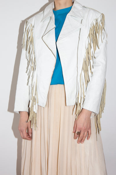 Fringed Leather Biker