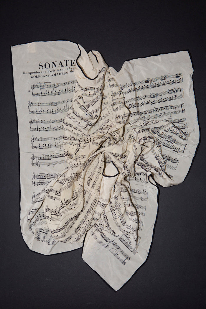 Mozart Sonate Silk Scarf.
