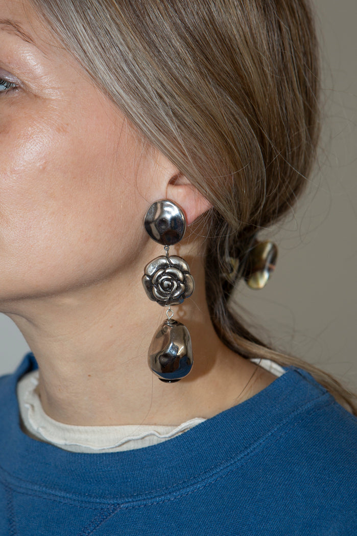 Rose Drop Earrings