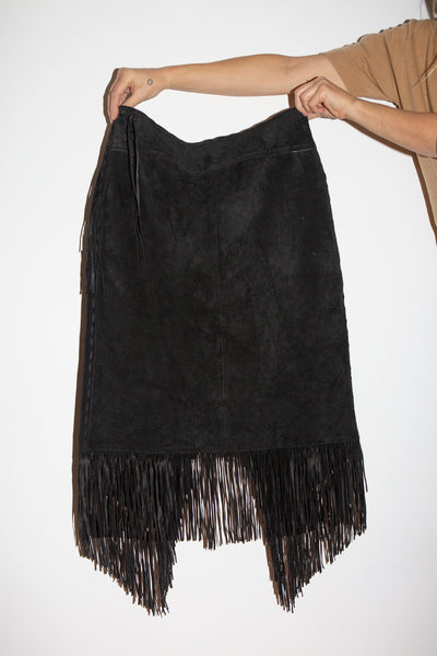 Bebe Suede Skirt