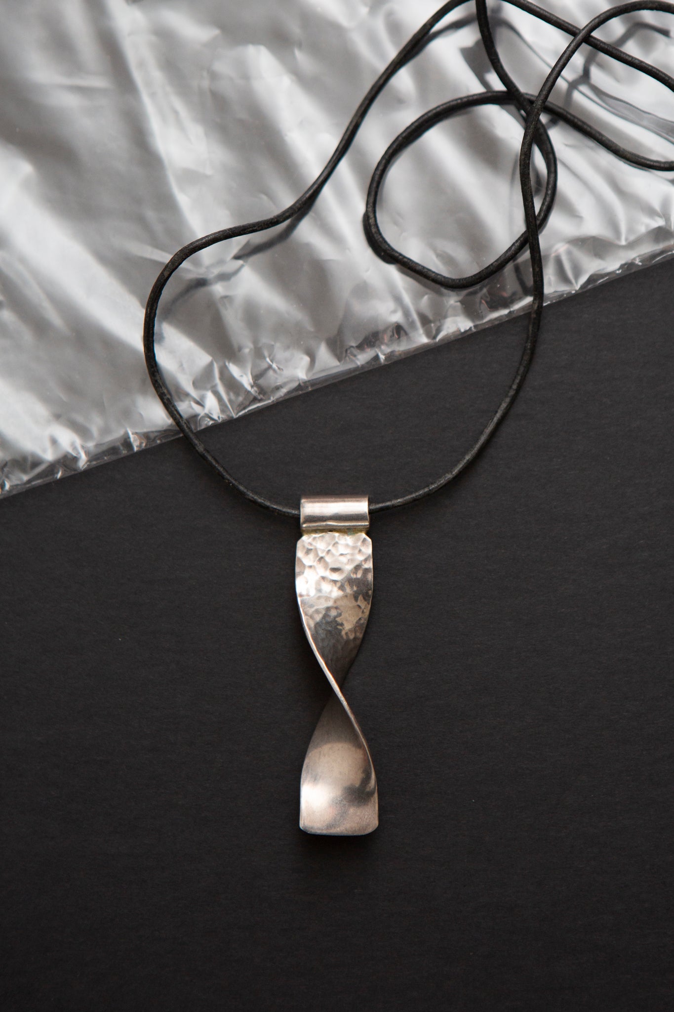 Silver Twist Pendant