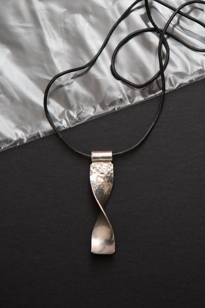 Silver Twist Pendant
