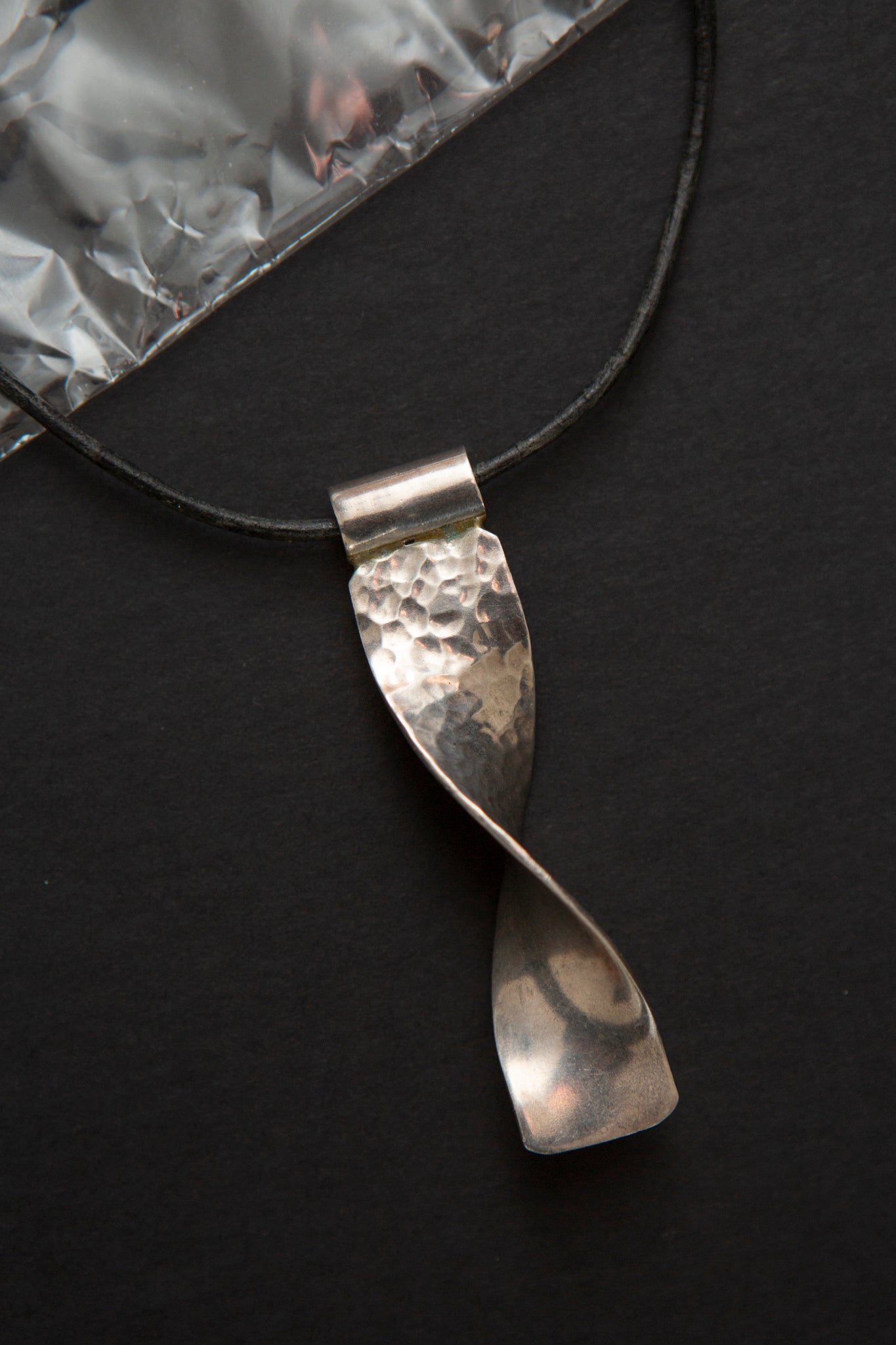 Silver Twist Pendant
