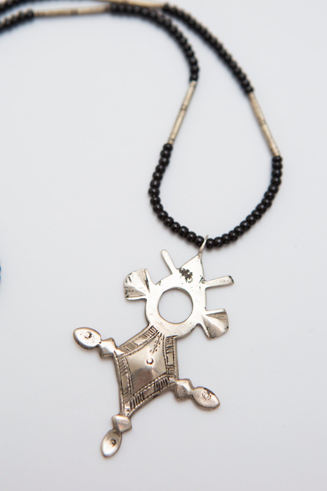 African Silver Necklace