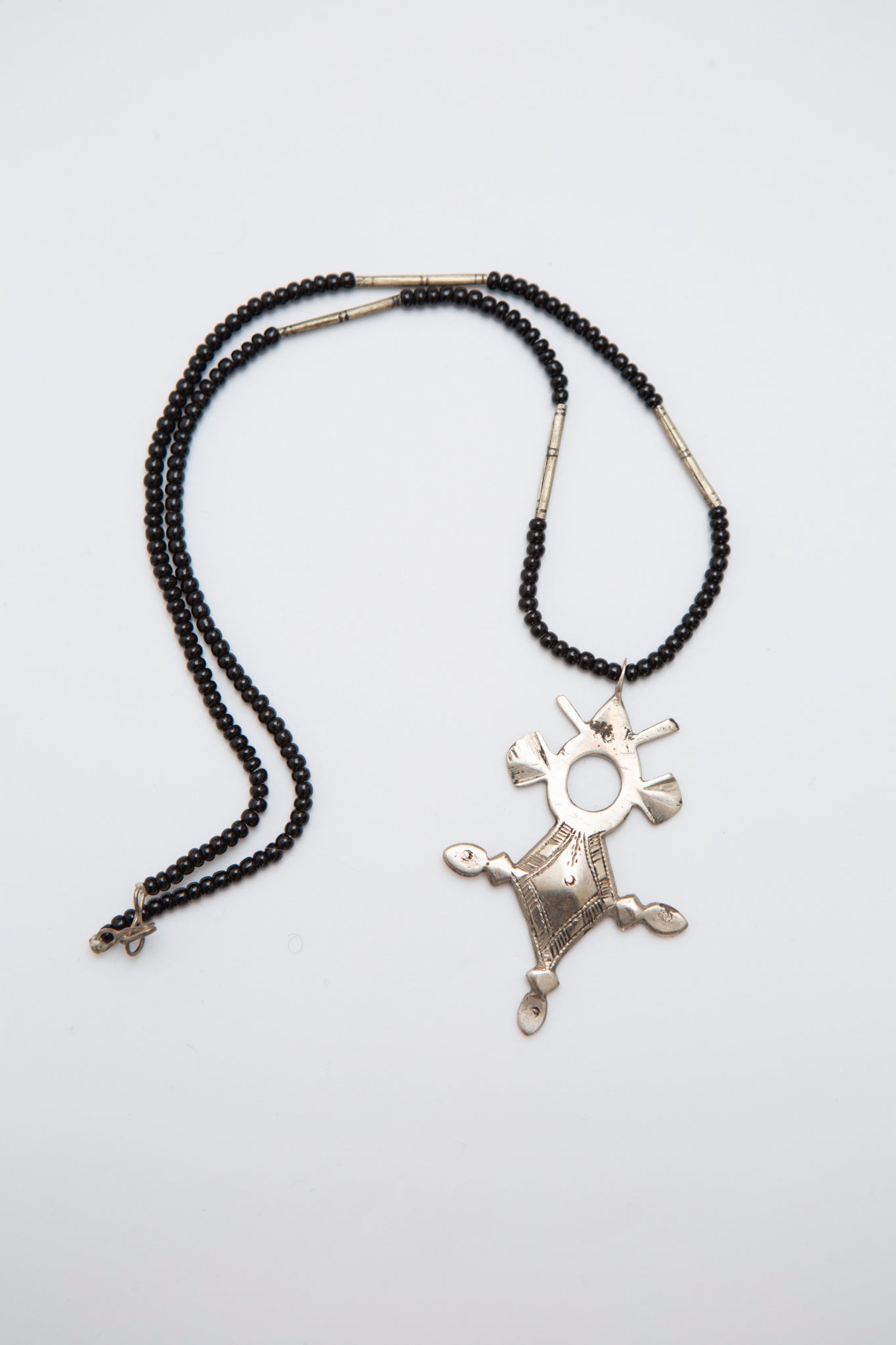 African Silver Necklace