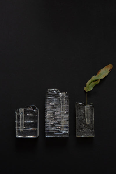 1970s Walther Glass Single Bud Vase