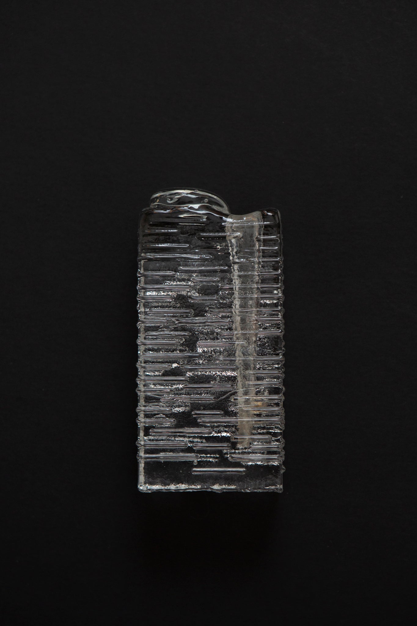 1970s Walther Glass Single Bud Vase