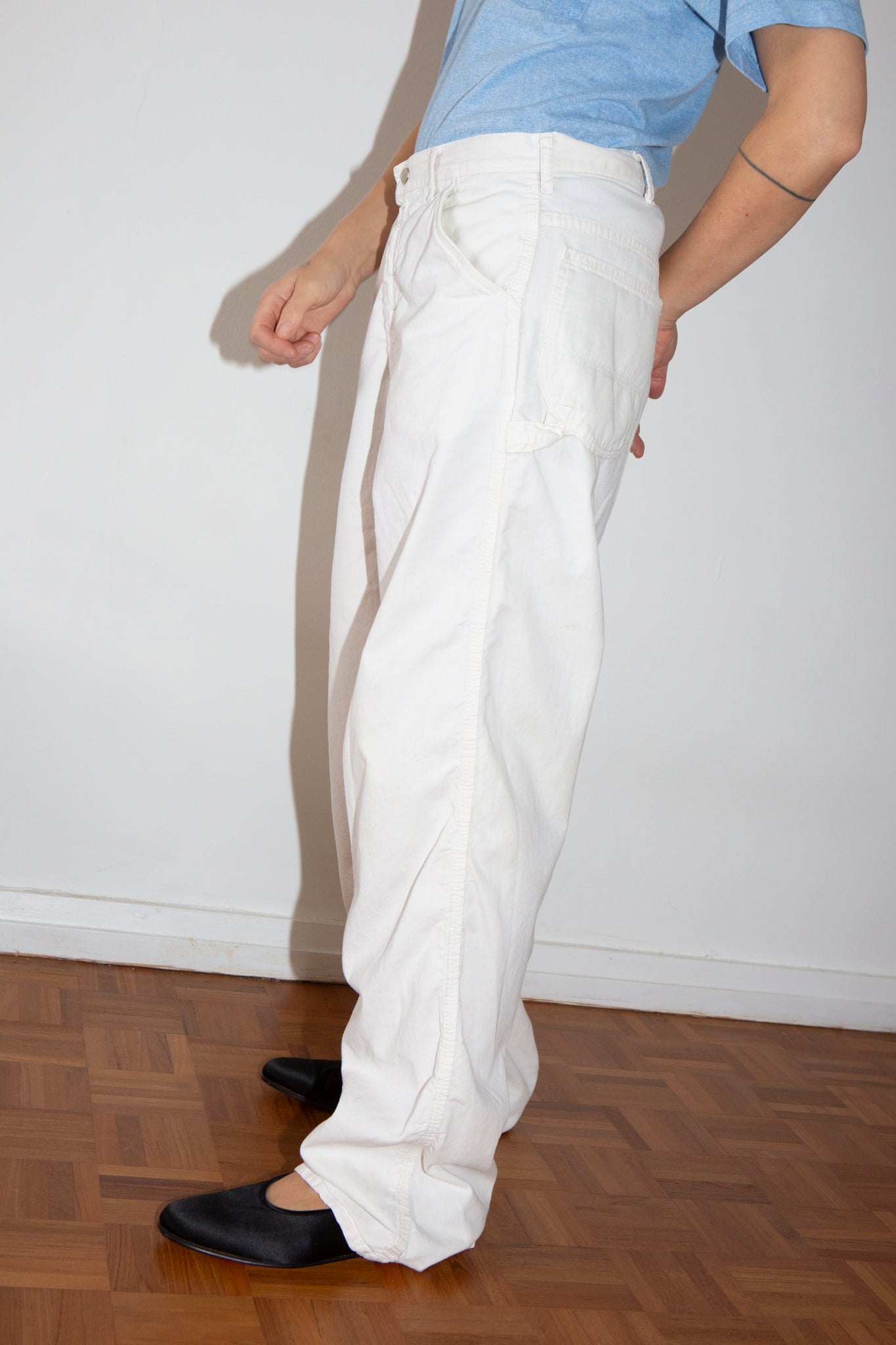 White Carpenter Pants