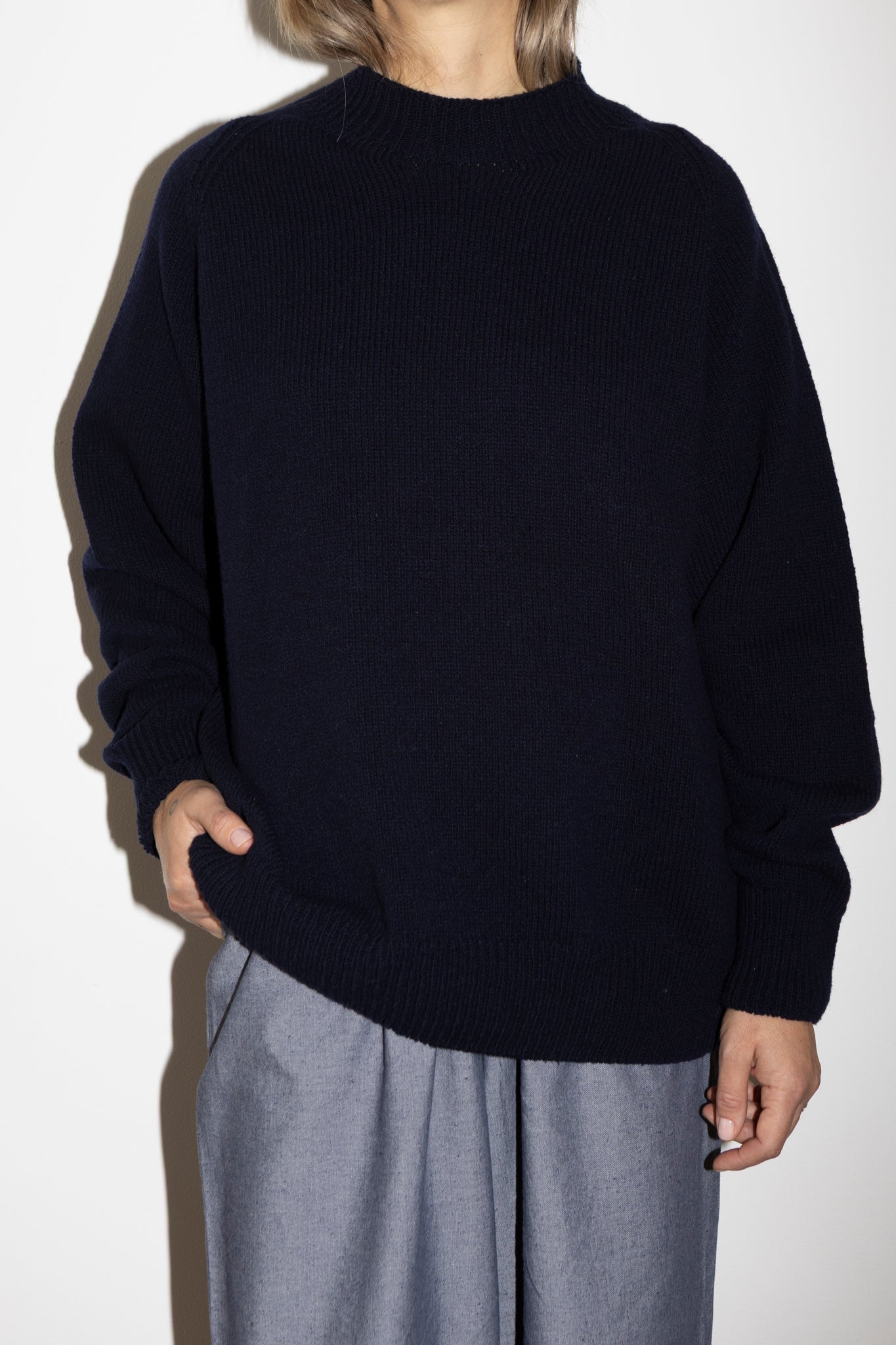 Baserange Navy Soar Sweater