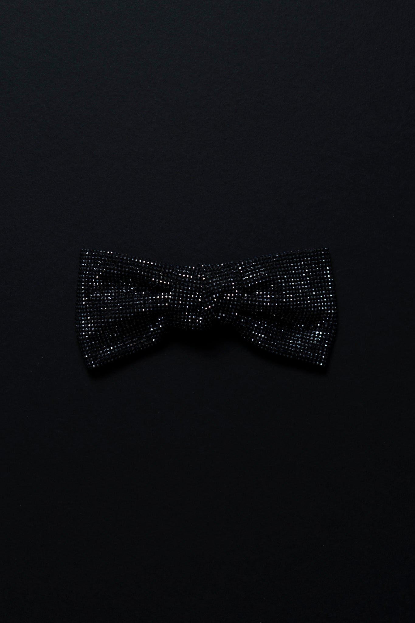 Black Diamonte Bow