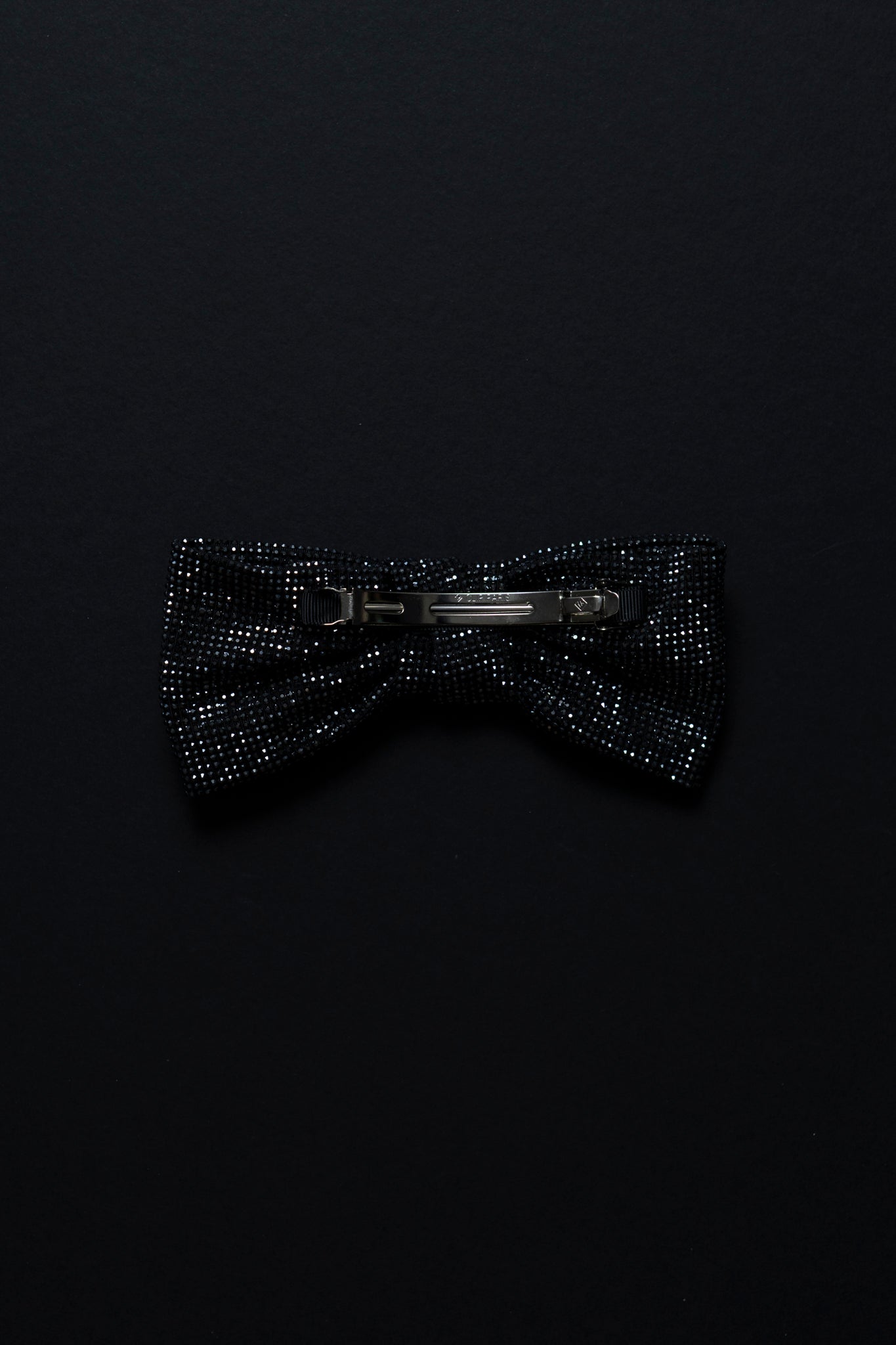 Black Diamonte Bow