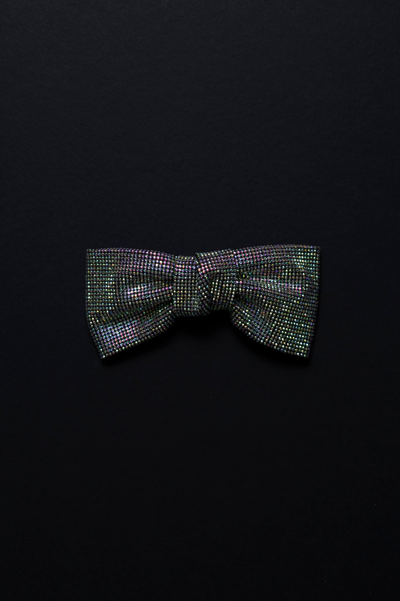 Rainbow Diamonte Bow