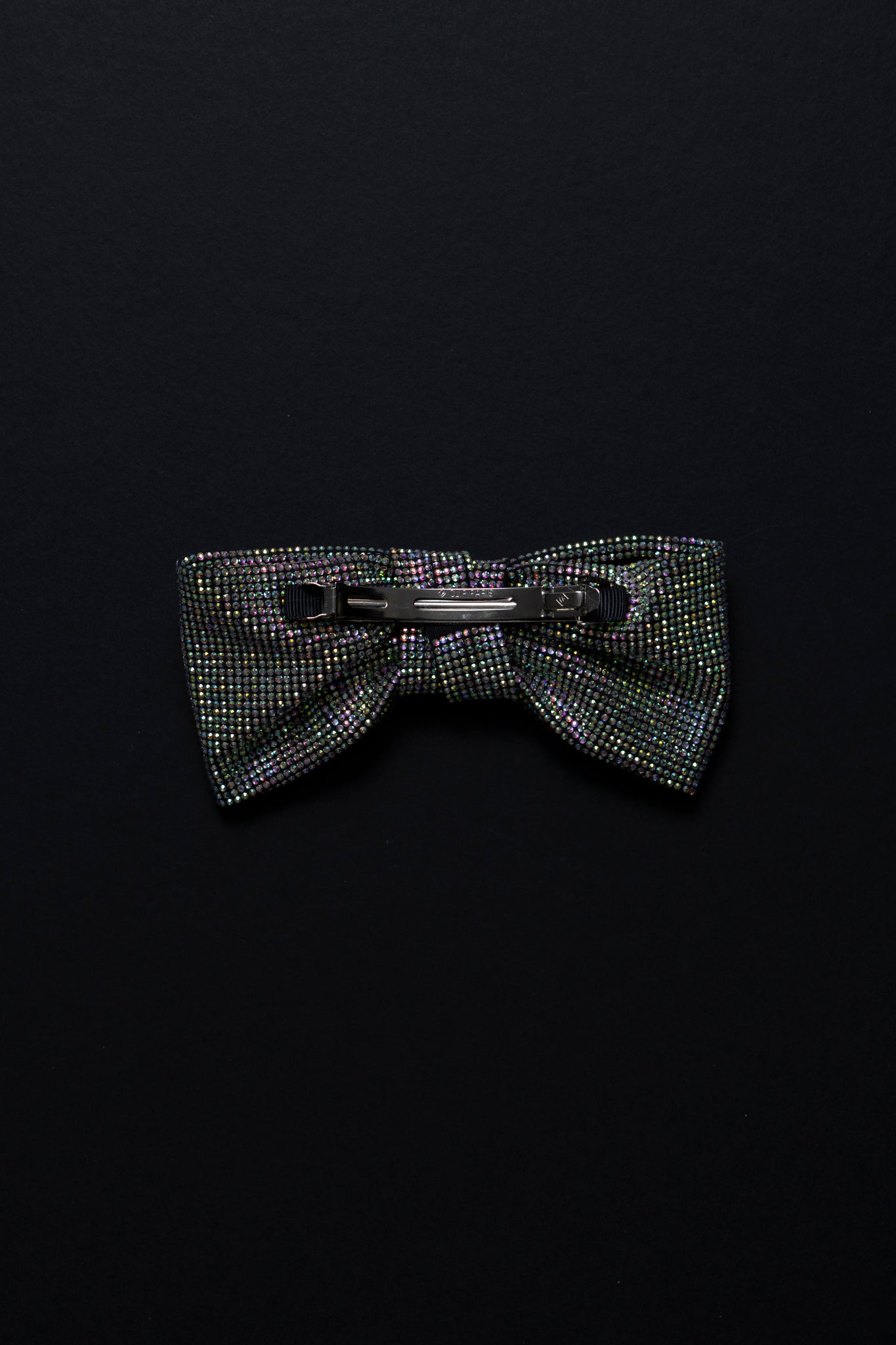 Rainbow Diamonte Bow